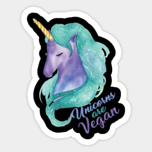 Vegan vegetarian animal welfare gift idea Sticker